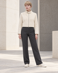 Corduroy Zip-Up Cropped Jacket – model hero