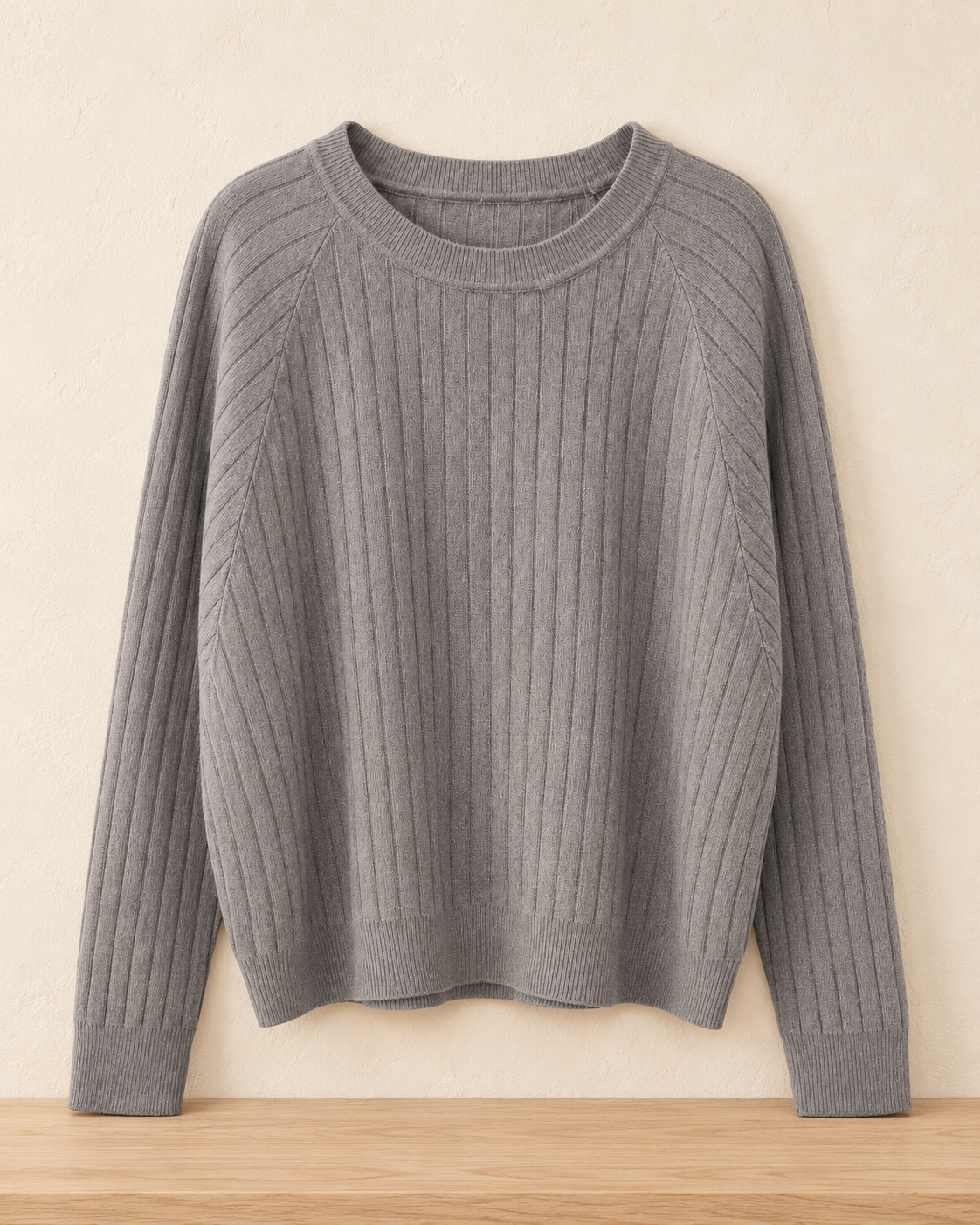 Crew Neck Rib Sweater – product showcase