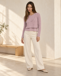 Double Layer Knit Top – model hero