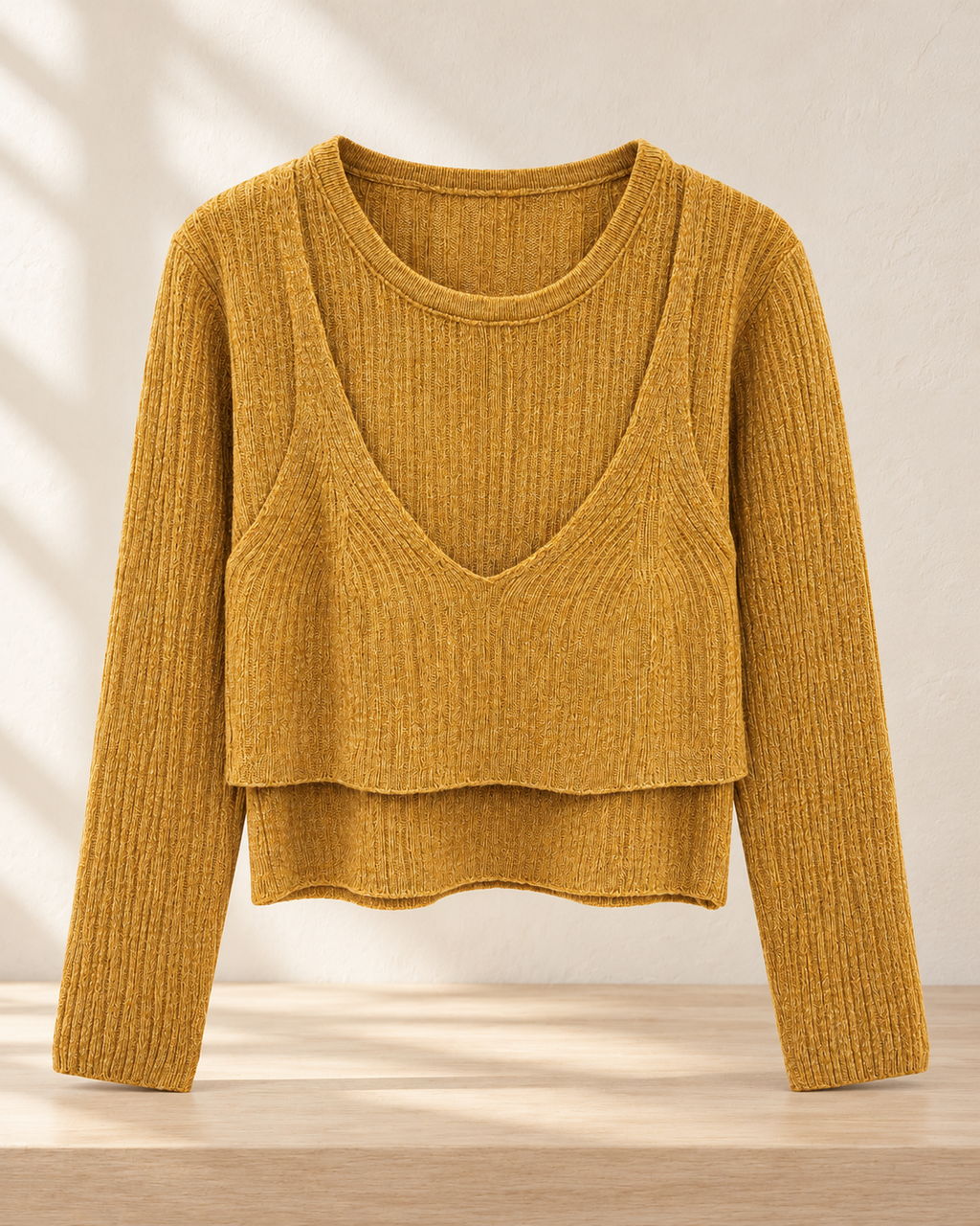 Double Layer Knit Top – product showcase