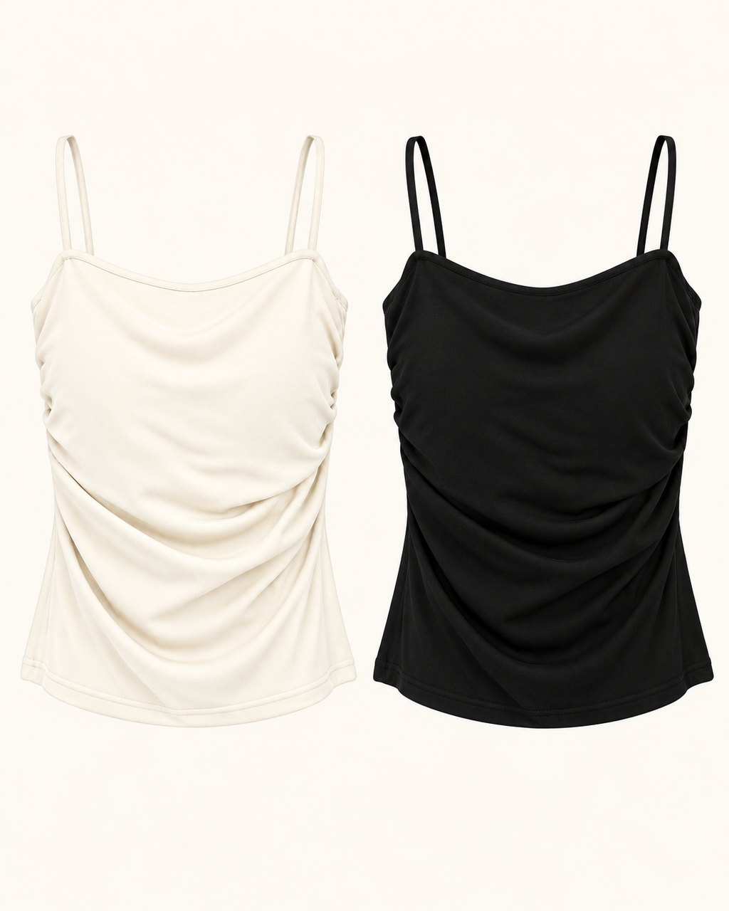 Draped Cami Top – colours comparison