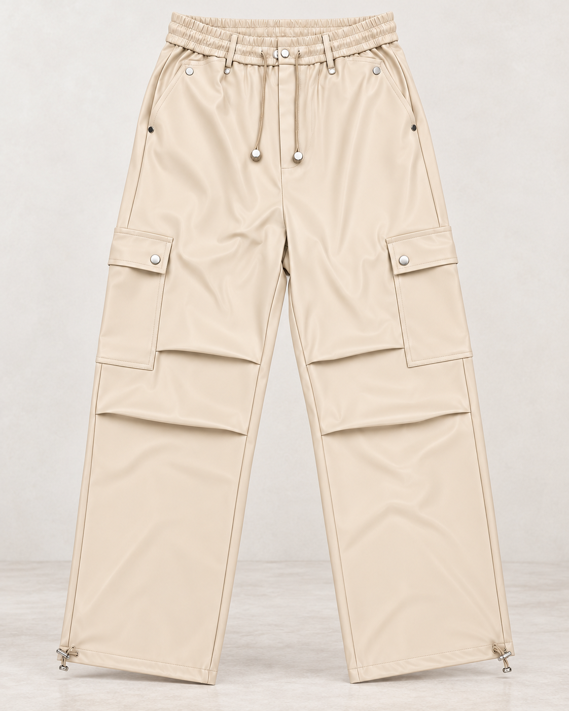 Faux Leather Cargo Pants – product showcase
