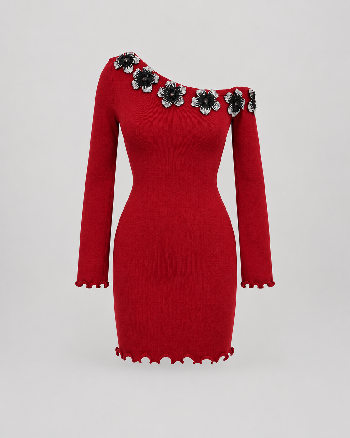 Floral Shoulder Mini Dress – product showcase