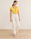 Fuzzy Knit Crop Top – model hero