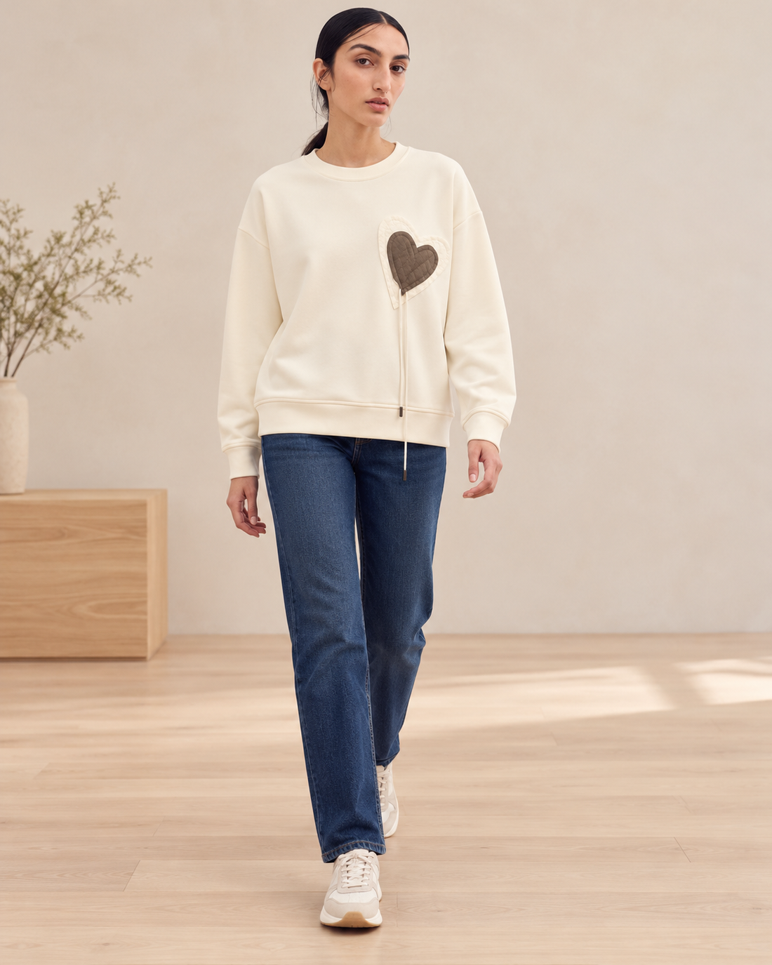 Heart Patch Sweatshirt