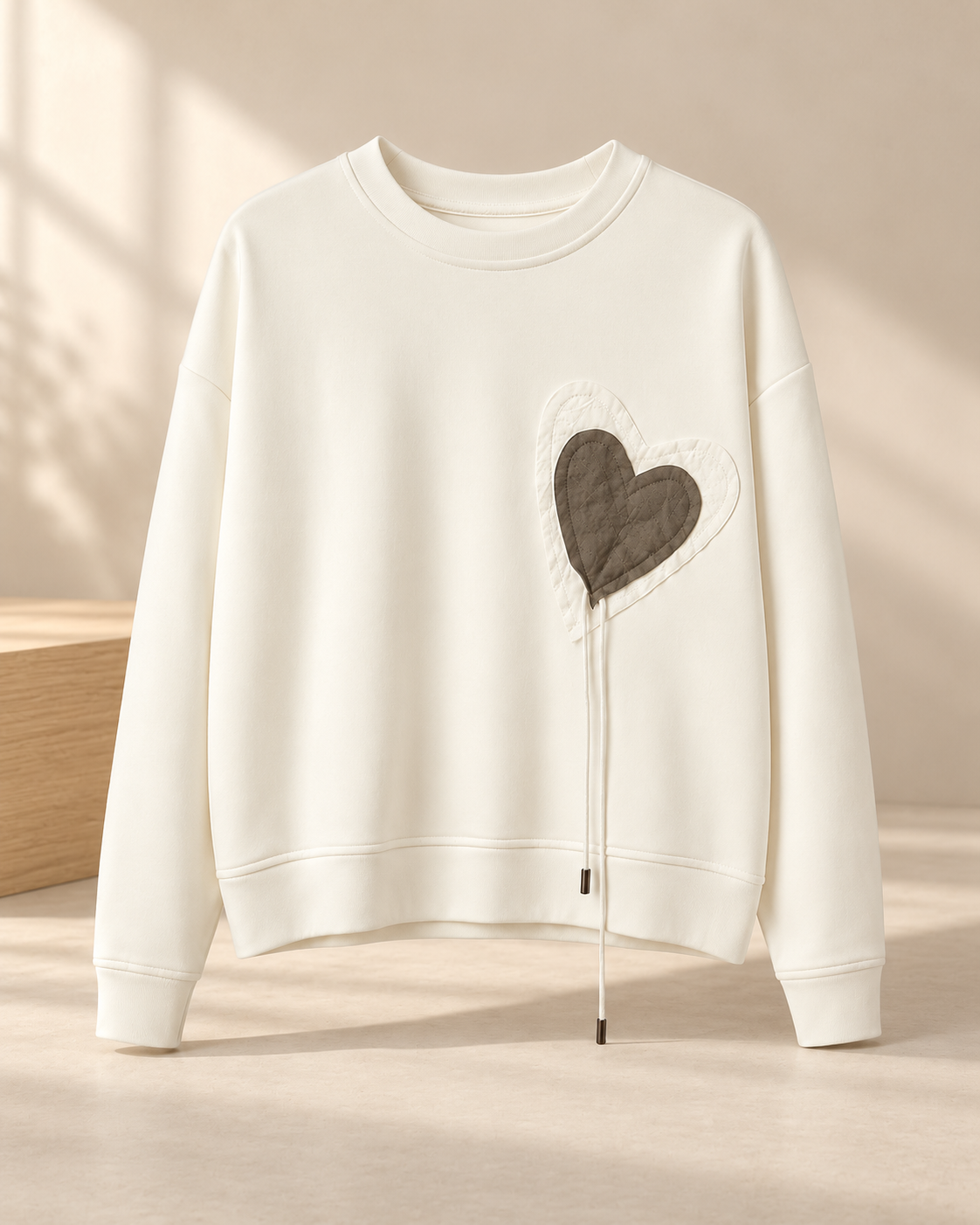 Heart Patch Sweatshirt – product showcase