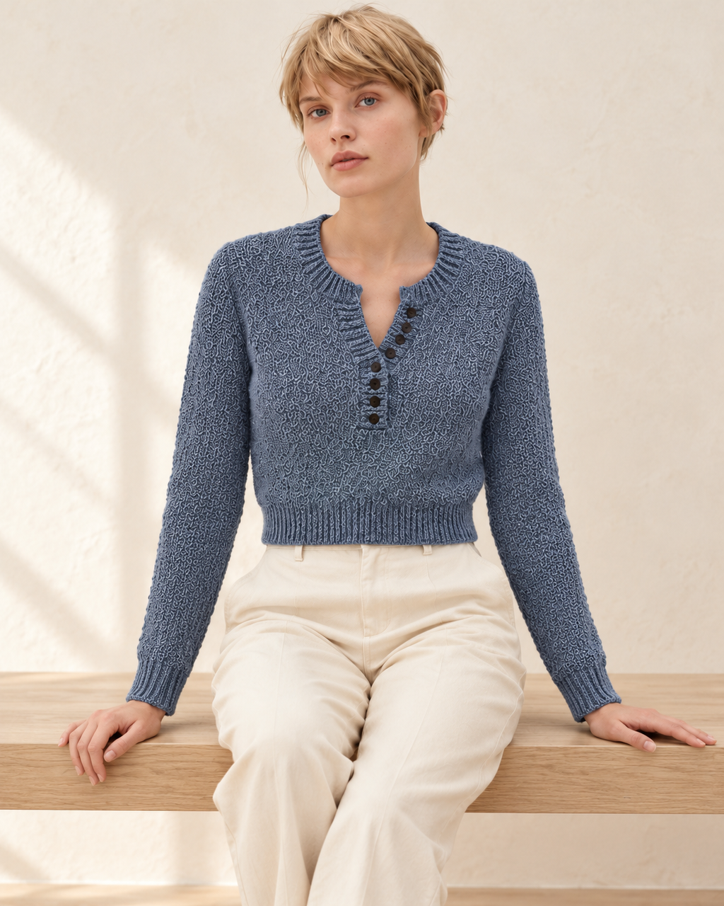 Open Back Knit Top – styled close