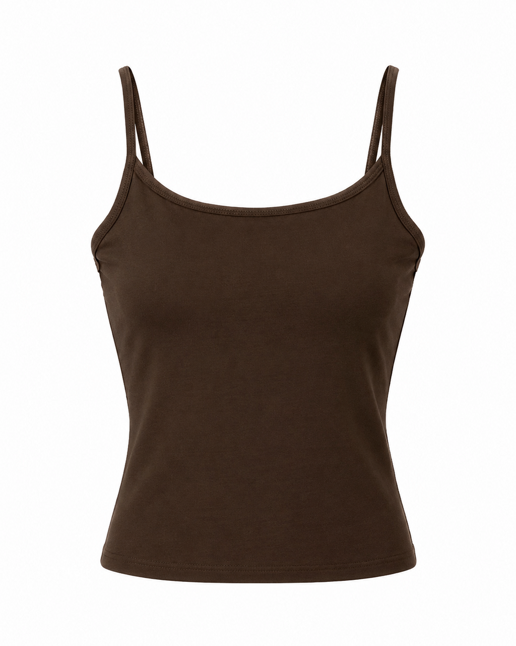 Padded Cami Top – brown showcase
