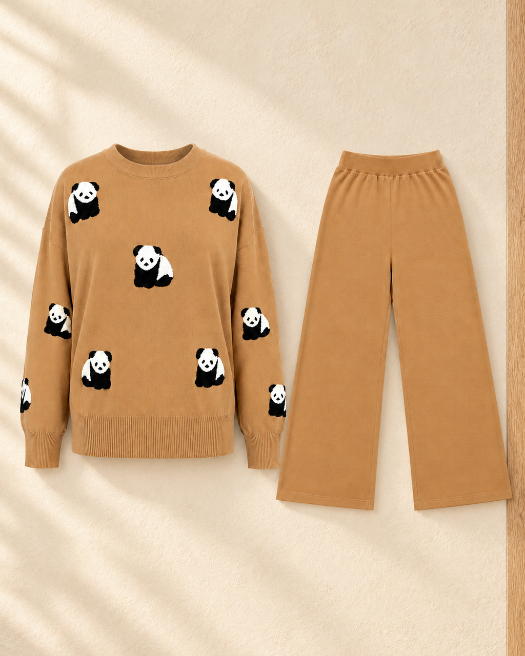 Panda Knit Co-ord Set – full set