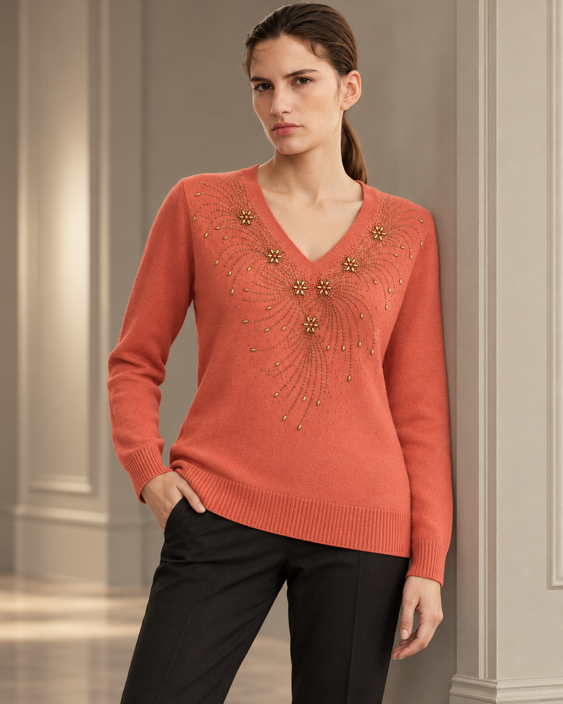 Party Wear Winter Top – styled