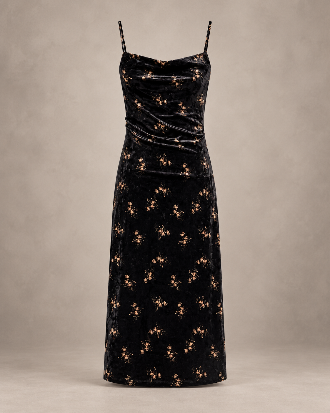 Printed Velvet Dress – product