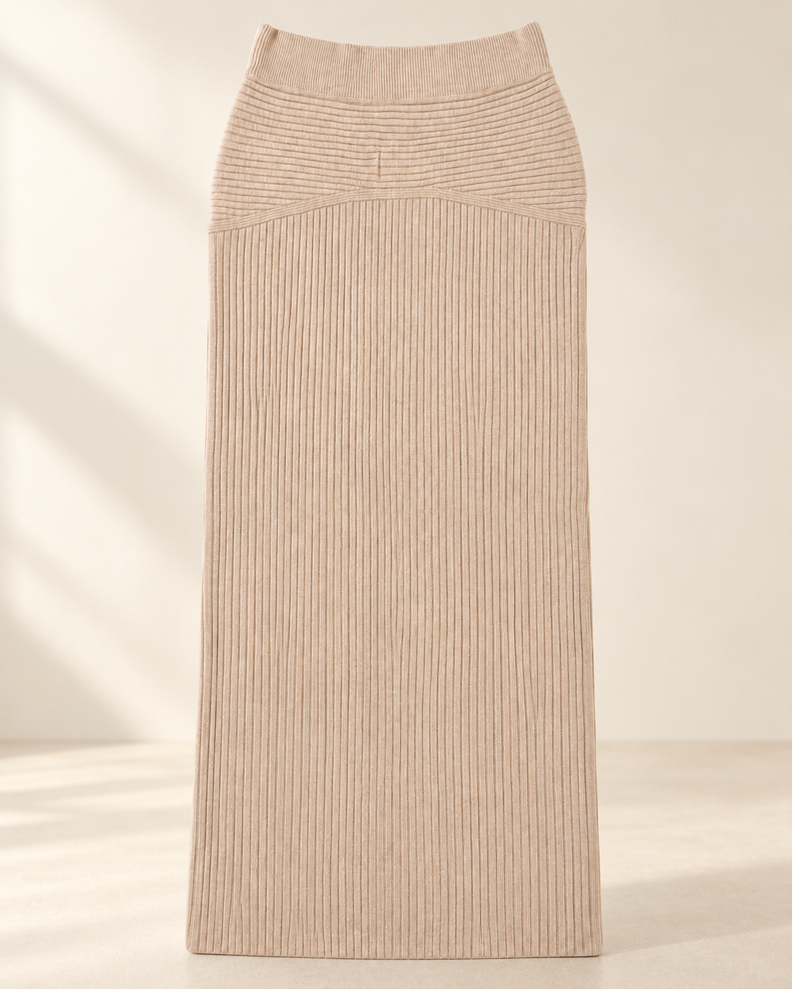 Rib Knit Midi Skirt – product showcase