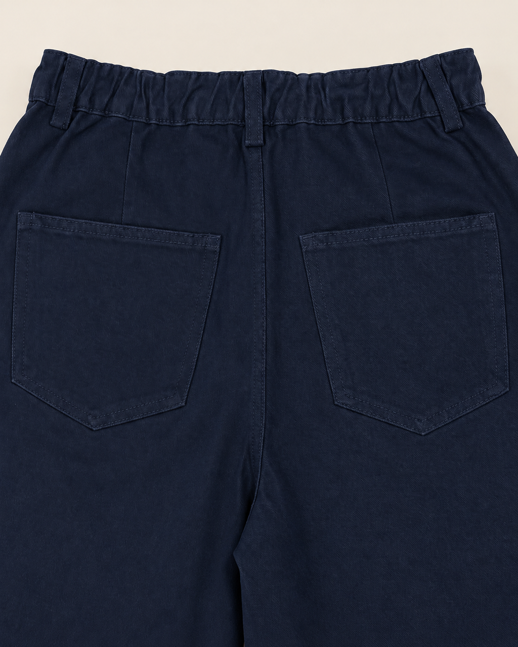 Rope-Detail Wide-Leg Culottes – rear detail