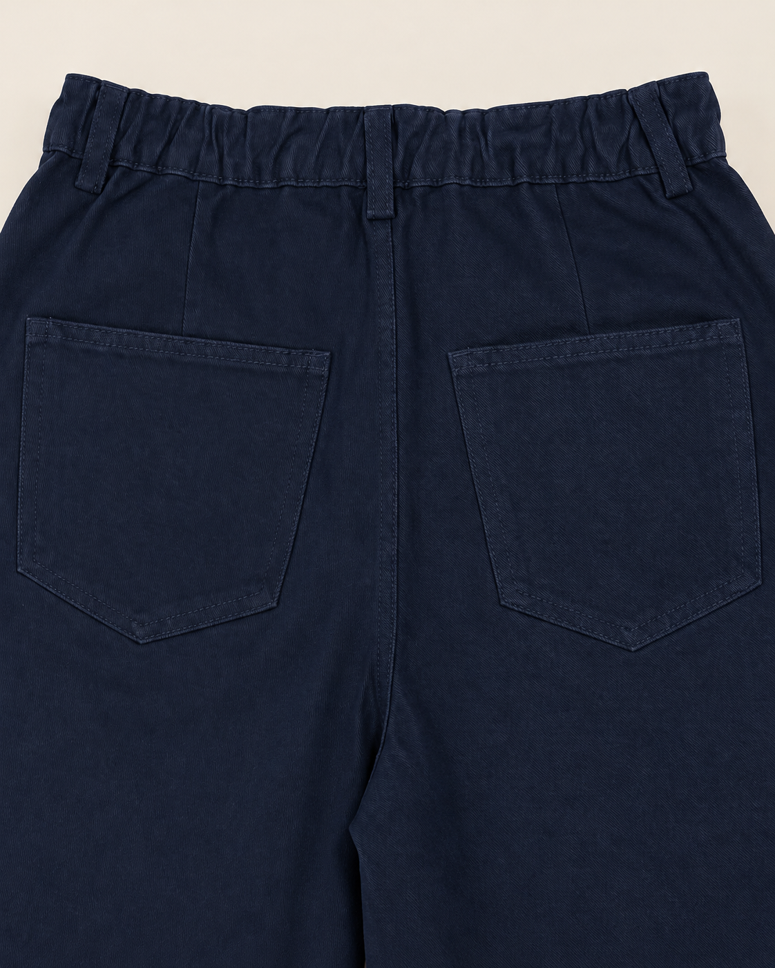 Rope-Detail Wide-Leg Culottes – rear detail