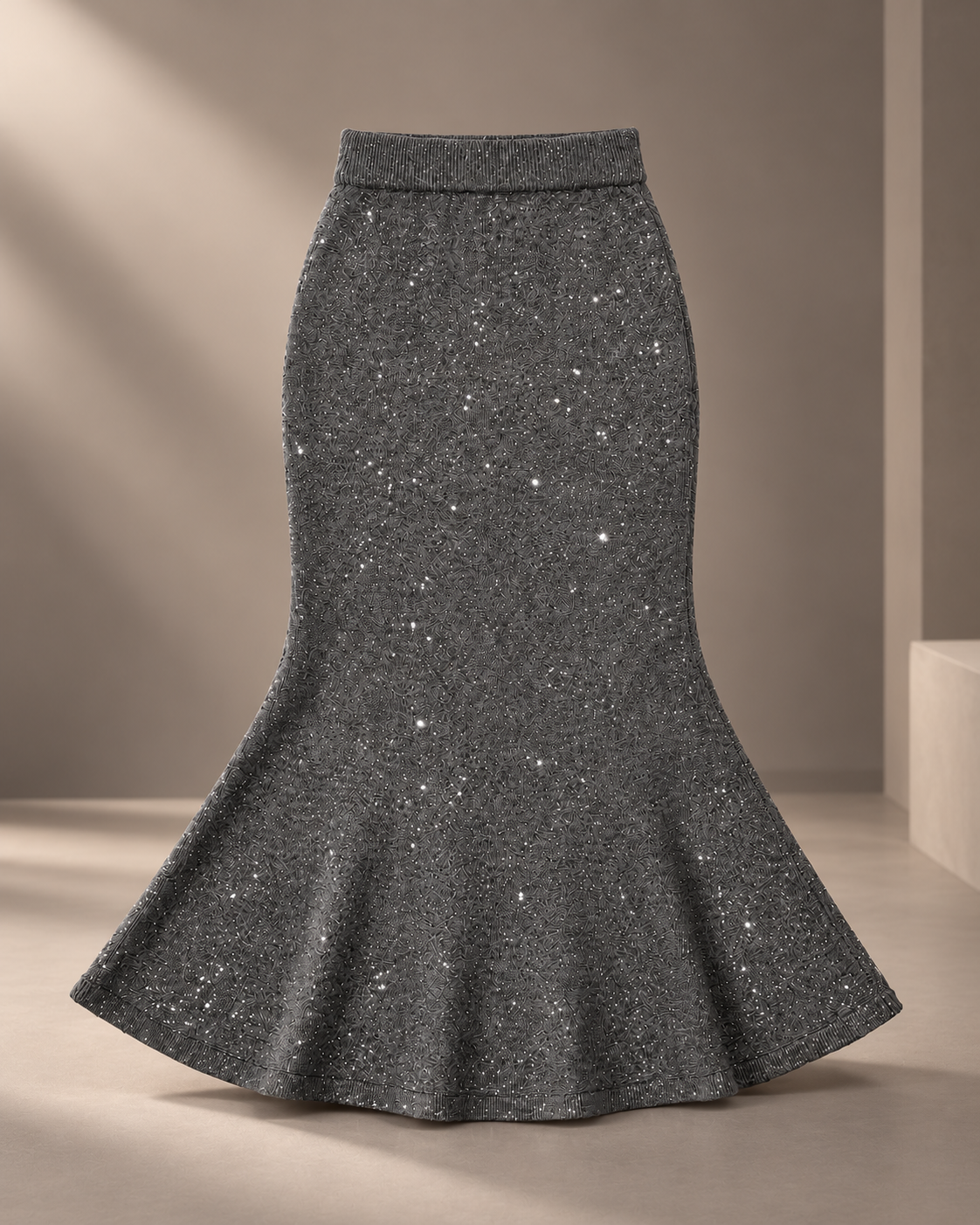 Sparkle Knit Midi Skirt – product showcase