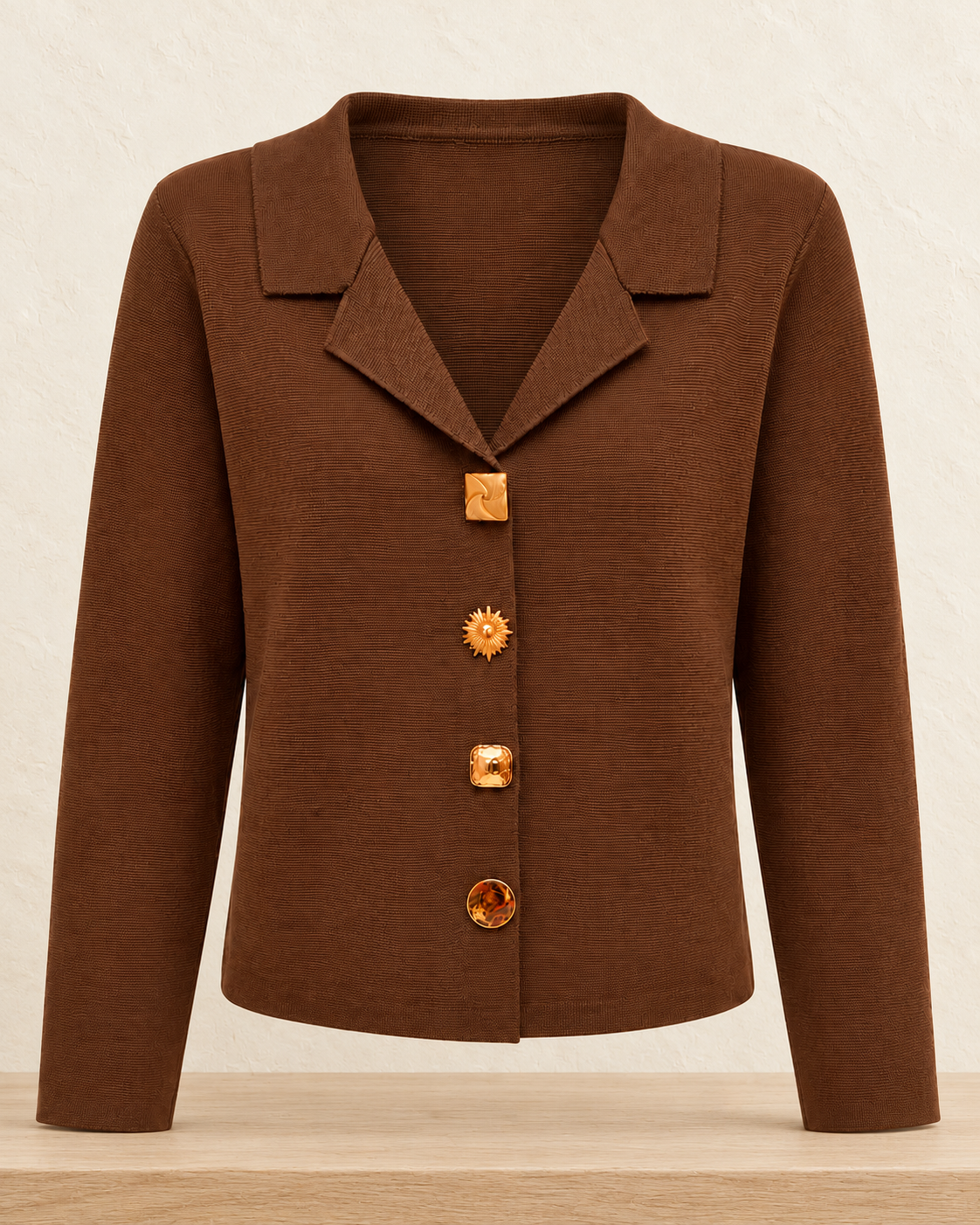 Statement Button Knit Cardigan – product showcase