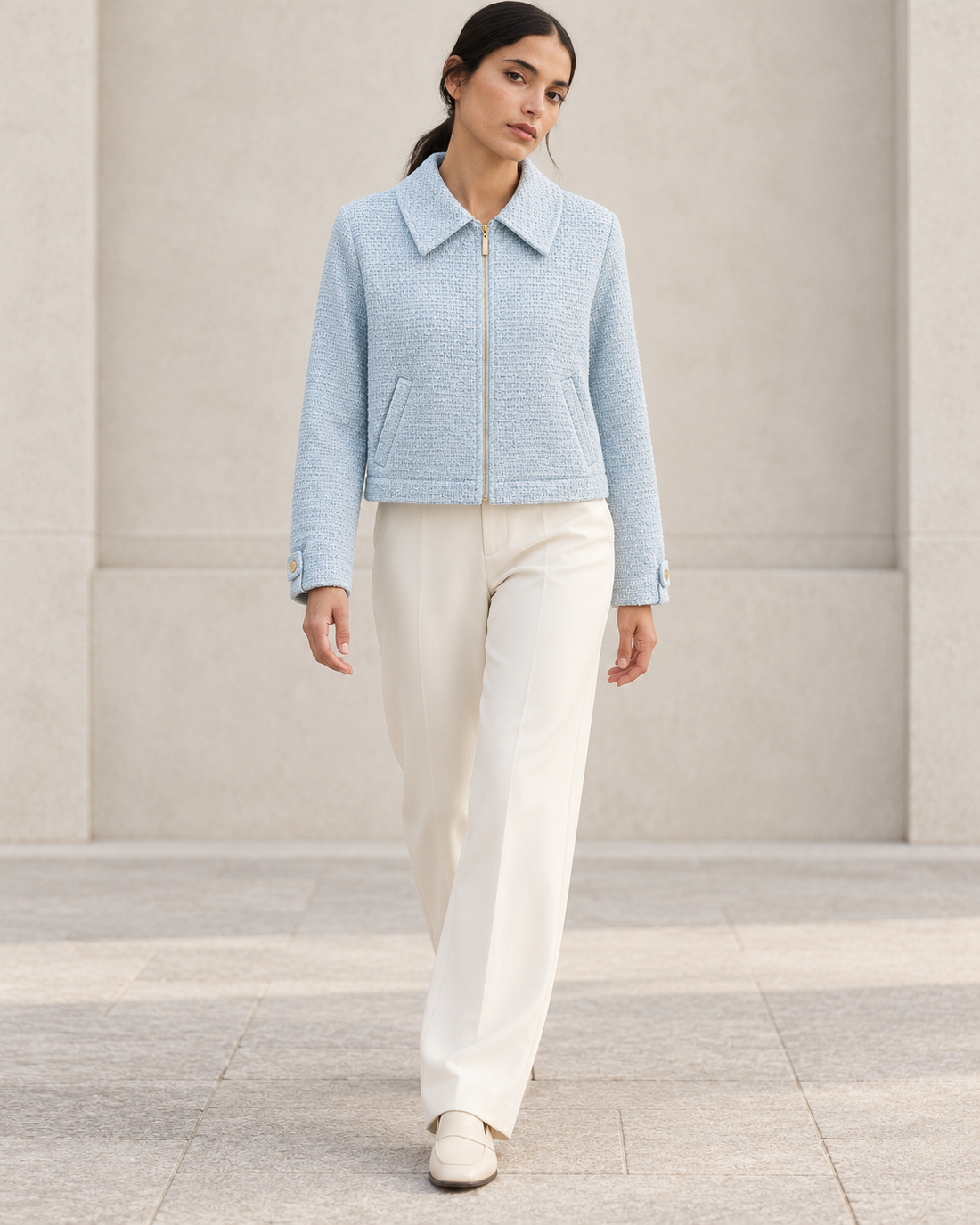 Textured Zip Jacket