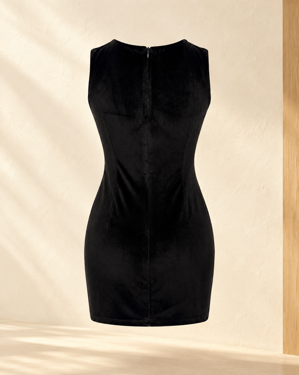The Noir Ring Dress – rear view