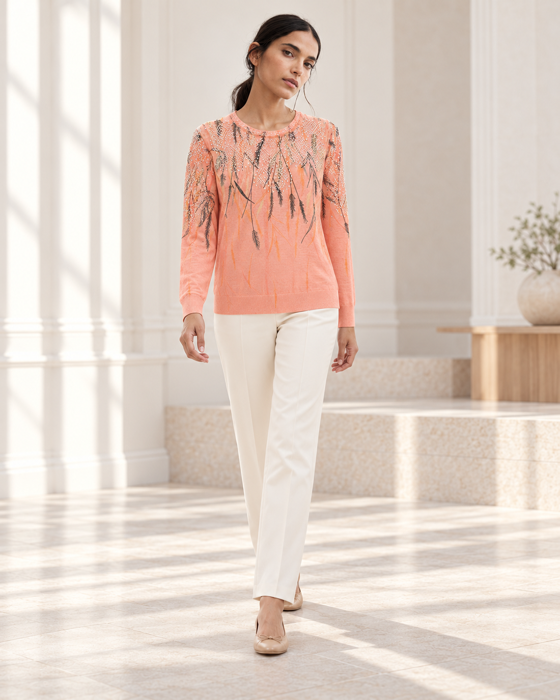 Tropical Leaf Top