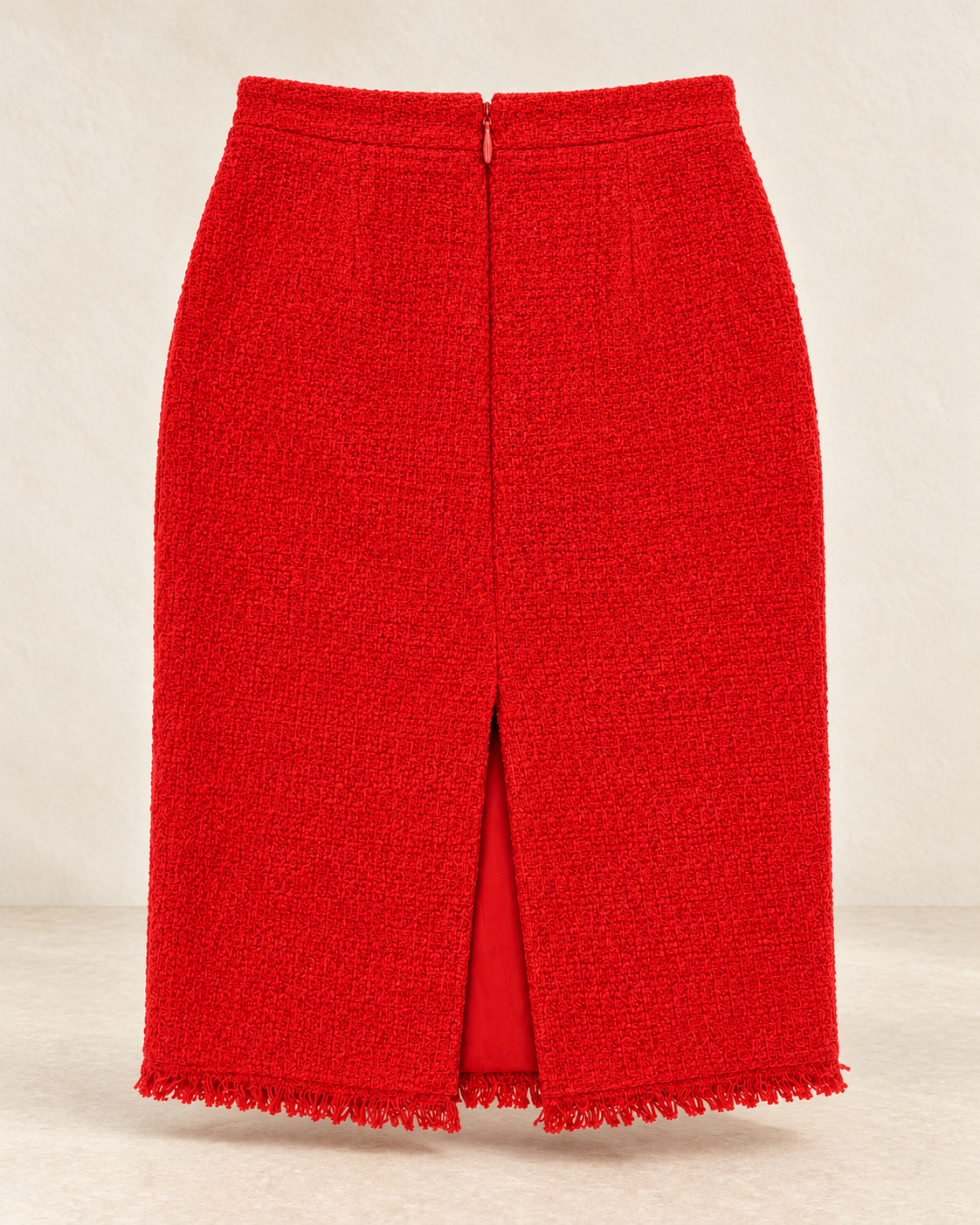 Tweed Jacket & Skirt Co-ord – skirt back construction